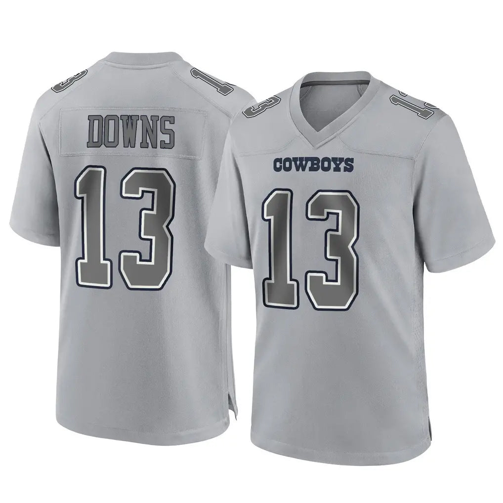Davalo D.Cowboys #13 Caleb Downs Player Gray Atmosphere Fashion Home Game Stitched Jerseys