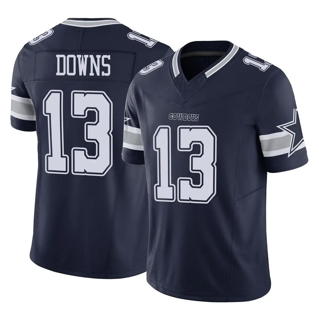 Davalo D.Cowboys #13 Caleb Downs Player Navy Limited Vapor F.U.S.E. Home Game Stitched Jerseys