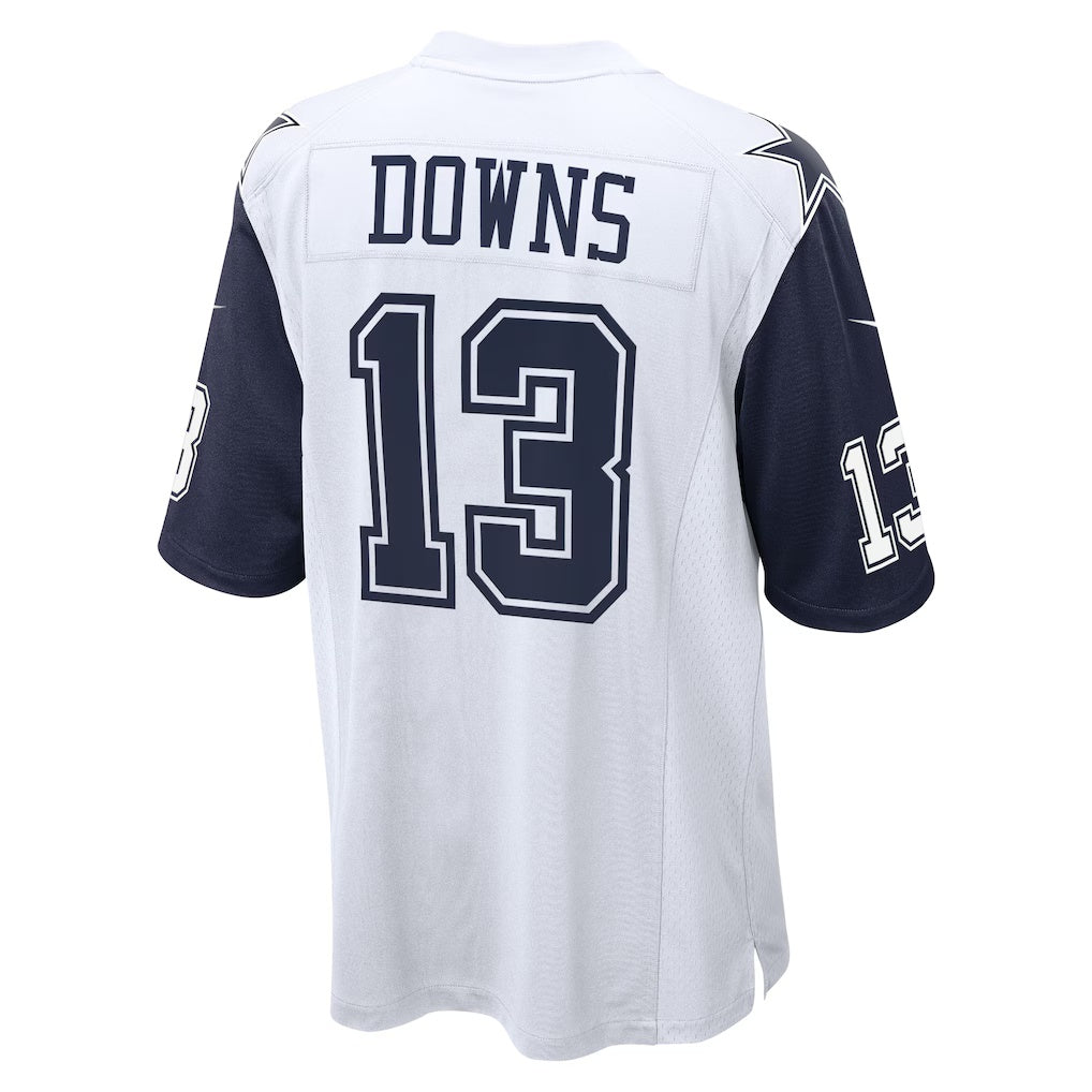 Davalo D.Cowboys #13 Caleb Downs White Alternate Game Stitched Jerseys