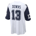 Davalo D.Cowboys #13 Caleb Downs White Alternate Game Stitched Jerseys