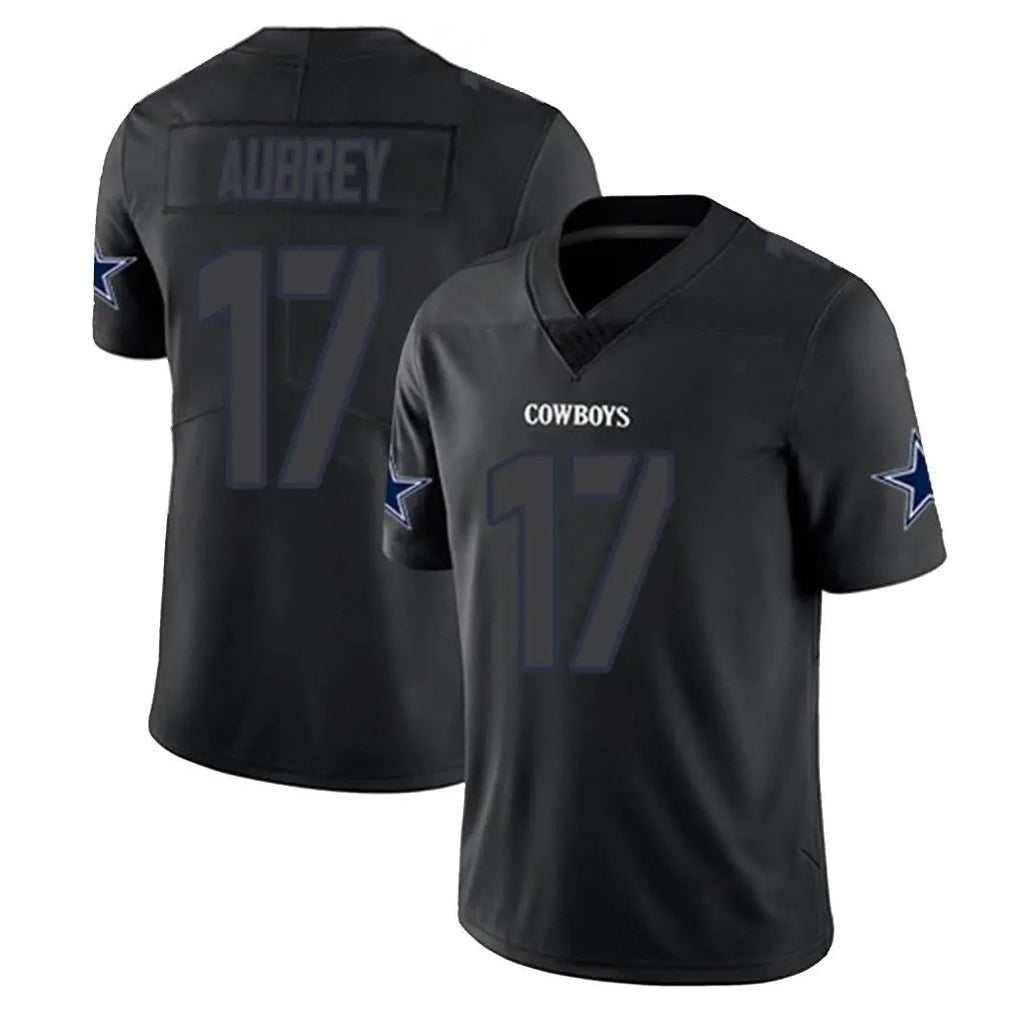 Davalo D.Cowboys #17 Brandon Aubrey Player Black Impact Limited Home Game Stitched Jerseys