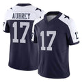 Davalo D.Cowboys #17 Brandon Aubrey Player Navy-White Limited Alternate Vapor F.U.S.E. Home Game Stitched Jerseys