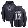 Davalo D.Cowboys #17 Brandon Aubrey Player Navy Pullover Hoodies Limited Stitched Jerseys