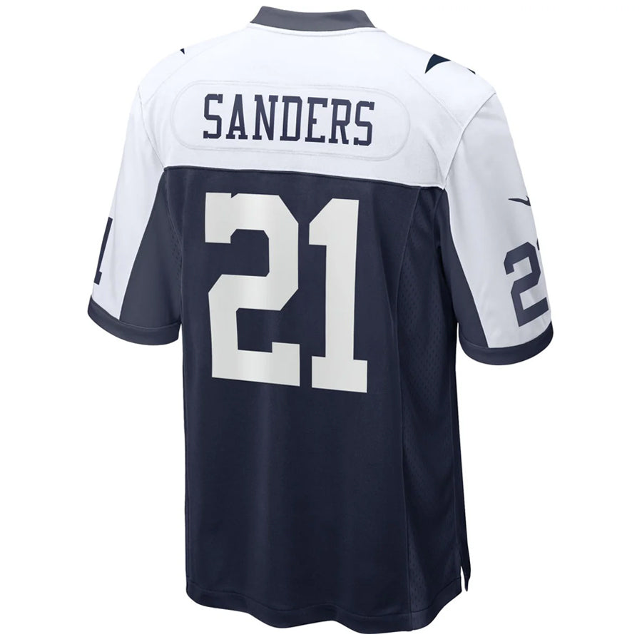 Davalo D.Cowboys #21 Deion Sanders Player Navy Alternate Game Stitched Jerseys