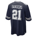 Davalo D.Cowboys #21 Deion Sanders Player Navy Home Game Stitched Jerseys