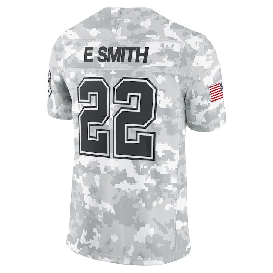 Davalo D.Cowboys #22 Emmitt Smith Player Arctic Camo Salute to Service Limited Stitched Jerseys