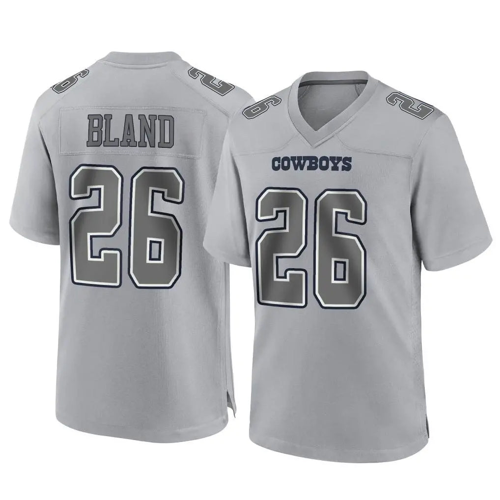 Davalo D.Cowboys #26 DaRon Bland Player Gray Atmosphere Fashion Home Game Stitched Jerseys