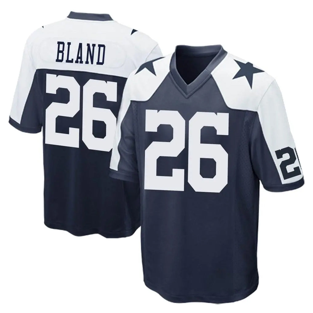 Davalo D.Cowboys #26 DaRon Bland Player Navy-White Alternate Home Game Stitched Jerseys