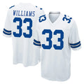 Davalo D.Cowboys #33 Javonte Williams Player White Home Game Stitched Jerseys