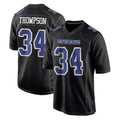 Davalo D.Cowboys #34 Jalen Thompson Player Carbon Black Fashion Home Game Stitched Jerseys