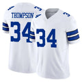 Davalo D.Cowboys #34 Jalen Thompson Player White Limited Vapor F.U.S.E. Home Game Stitched Jerseys