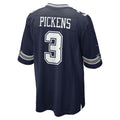 Davalo D.Cowboys #3 George Pickens Player Navy Home Game Stitched Jerseys