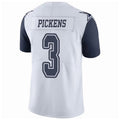 Davalo D.Cowboys #3 George Pickens Player White Throwback Stitched Jerseys