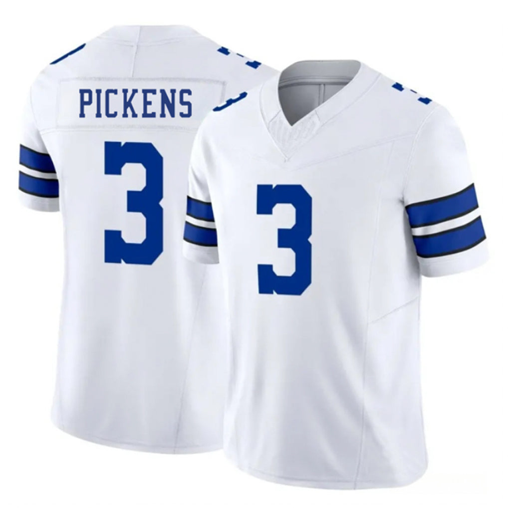 Davalo D.Cowboys #3 George Pickens Player White Vapor F.U.S.E. Limited Stitched Jerseys