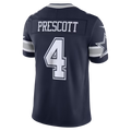 Davalo D.Cowboys #4 Dak Prescott Navy Team Vapor F.U.S.E. Stitched Limited Stitched Jerseys