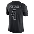 Davalo D.Cowboys #4 Dak Prescott Player Black RFLCTV Limited Stitched Jerseys