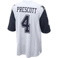 Davalo D.Cowboys #4 Dak Prescott Player White Alternate Game Stitched Jerseys