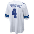 Davalo D.Cowboys #4 Dak Prescott Player White Home Game Stitched Jerseys