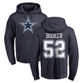 Davalo D.Cowboys #52 Tyler Booker Player Navy Pullover Hoodies Limited Stitched Jerseys