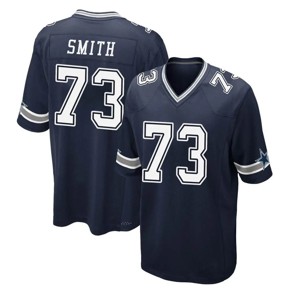 Davalo D.Cowboys #73 Tyler Smith Player Navy Home Game Stitched Jerseys