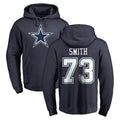 Davalo D.Cowboys #73 Tyler Smith Player Navy Pullover Hoodies Limited Stitched Jerseys