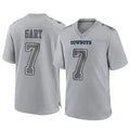 Davalo D.Cowboys #7 Rashan Gary Player Gray Atmosphere Fashion Home Game Stitched Jerseys