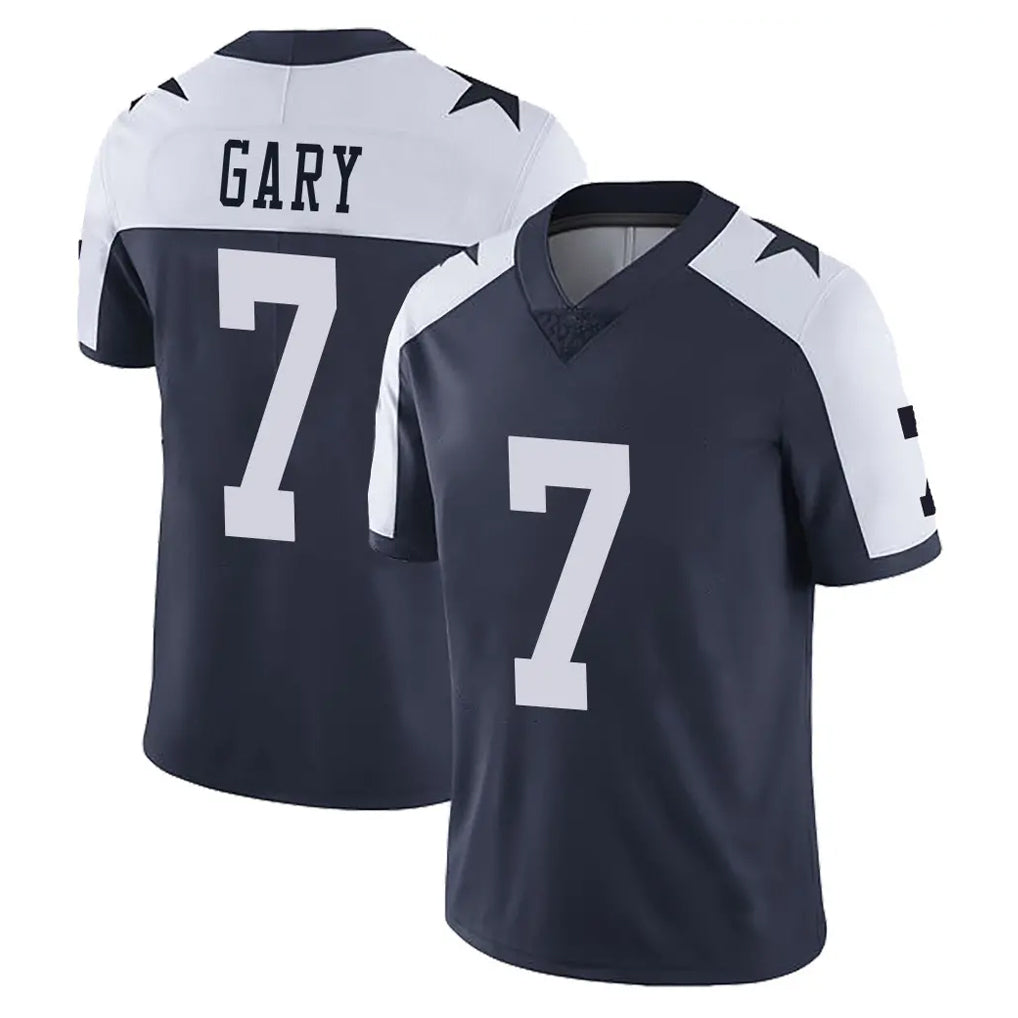 Davalo D.Cowboys #7 Rashan Gary Player Navy-White Limited Alternate Vapor Untouchable Home Game Stitched Jerseys