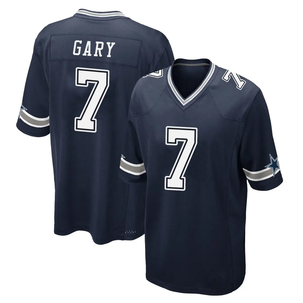 Davalo D.Cowboys #7 Rashan Gary Player Navy Home Game Stitched Jerseys
