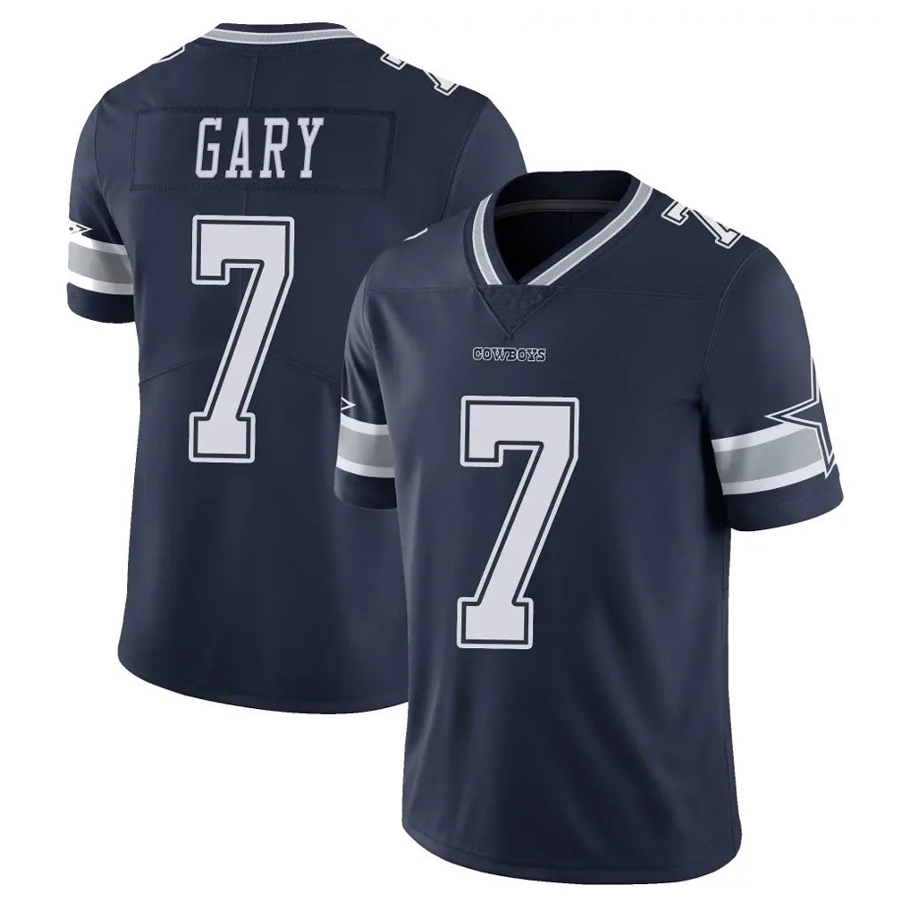 Davalo D.Cowboys #7 Rashan Gary Player Navy Vapor Untouchable Limited Home Game Stitched Jerseys