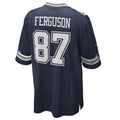 Davalo D.Cowboys #87 Jake Ferguson Navy Game Jersey American Stitched Jersey