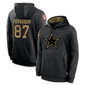 Davalo D.Cowboys #87 Jake Ferguson Player Black Salute to Service Pullover Hoodies Limited Stitched Jerseys