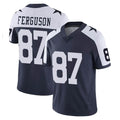 Davalo D.Cowboys #87 Jake Ferguson Player Navy-White Limited Alternate Vapor Untouchable Home Game Stitched Jerseys