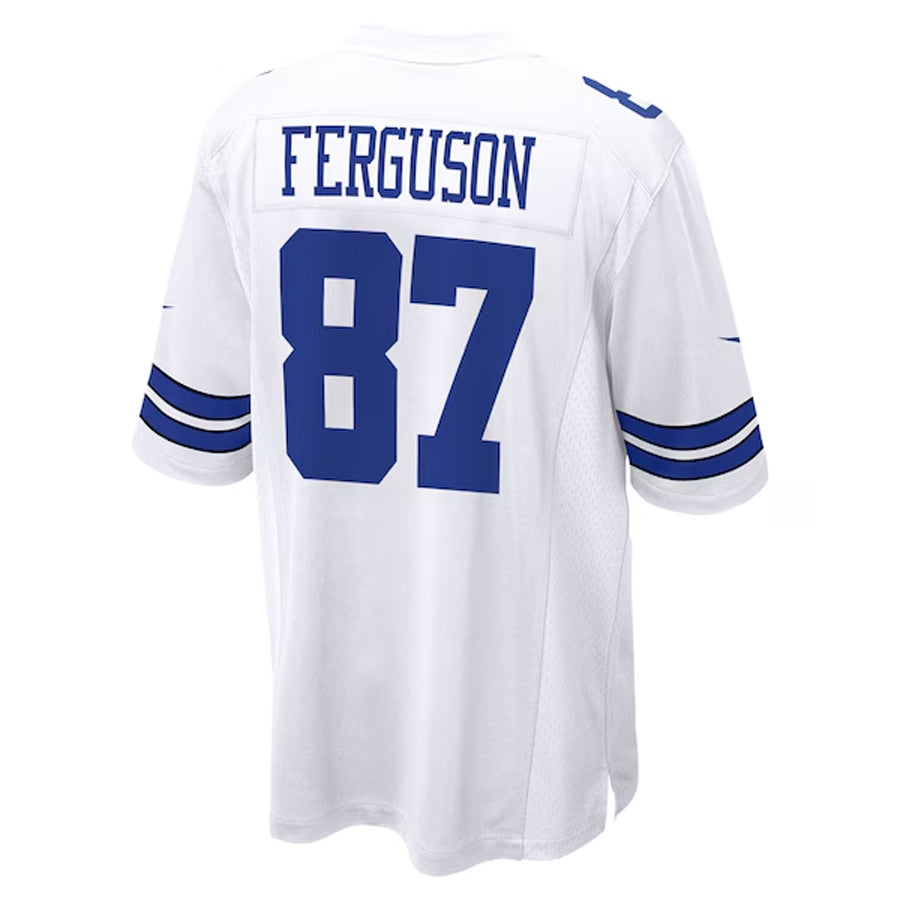 Davalo D.Cowboys #87 Jake Ferguson Player White Home Game Stitched Jerseys