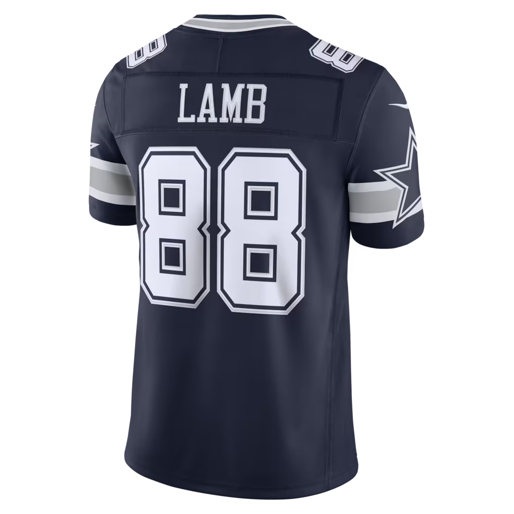 Davalo D.Cowboys #88 CeeDee Lamb Navy Team Vapor F.U.S.E. Stitched Limited Stitched Jerseys