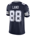 Davalo D.Cowboys #88 CeeDee Lamb Navy Team Vapor F.U.S.E. Stitched Limited Stitched Jerseys