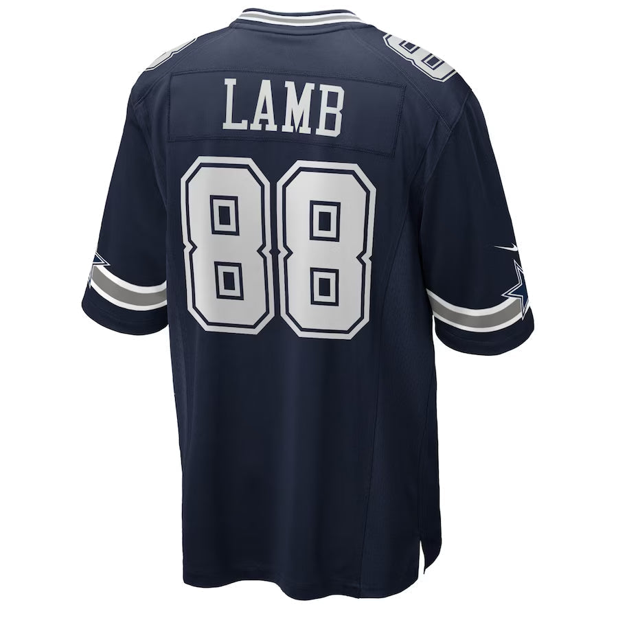 Davalo D.Cowboys #88 CeeDee Lamb Player Navy Home Game Stitched Jerseys