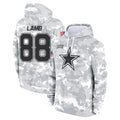 Davalo D.Cowboys #88 CeeDee Lamb Player Salute to Service Hoodies Game Stitched Jerseys