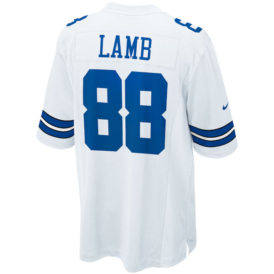 Davalo D.Cowboys #88 CeeDee Lamb Player White Home Game Stitched  Jerseys