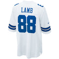 Davalo D.Cowboys #88 CeeDee Lamb Player White Home Game Stitched  Jerseys