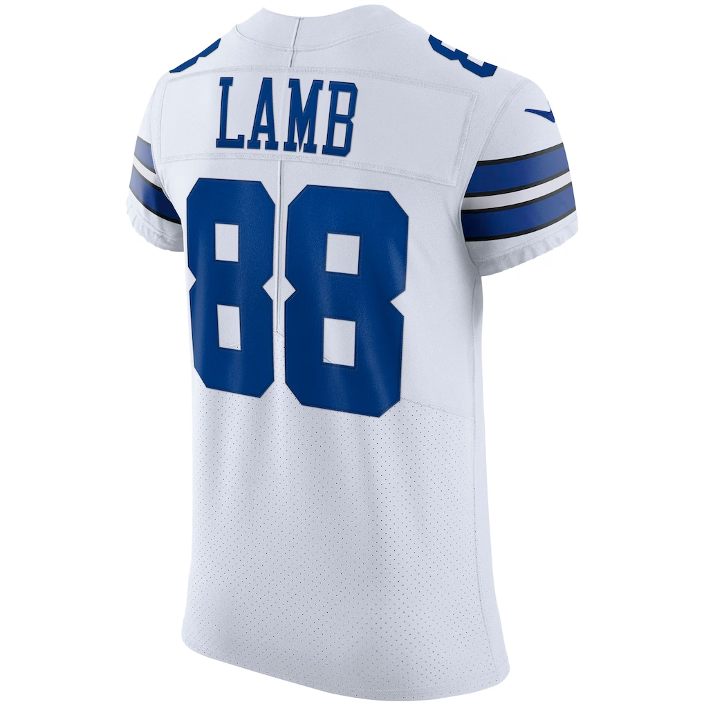 Davalo D.Cowboys #88 CeeDee Lamb White Vapor Elite Jersey Stitched Jerseys