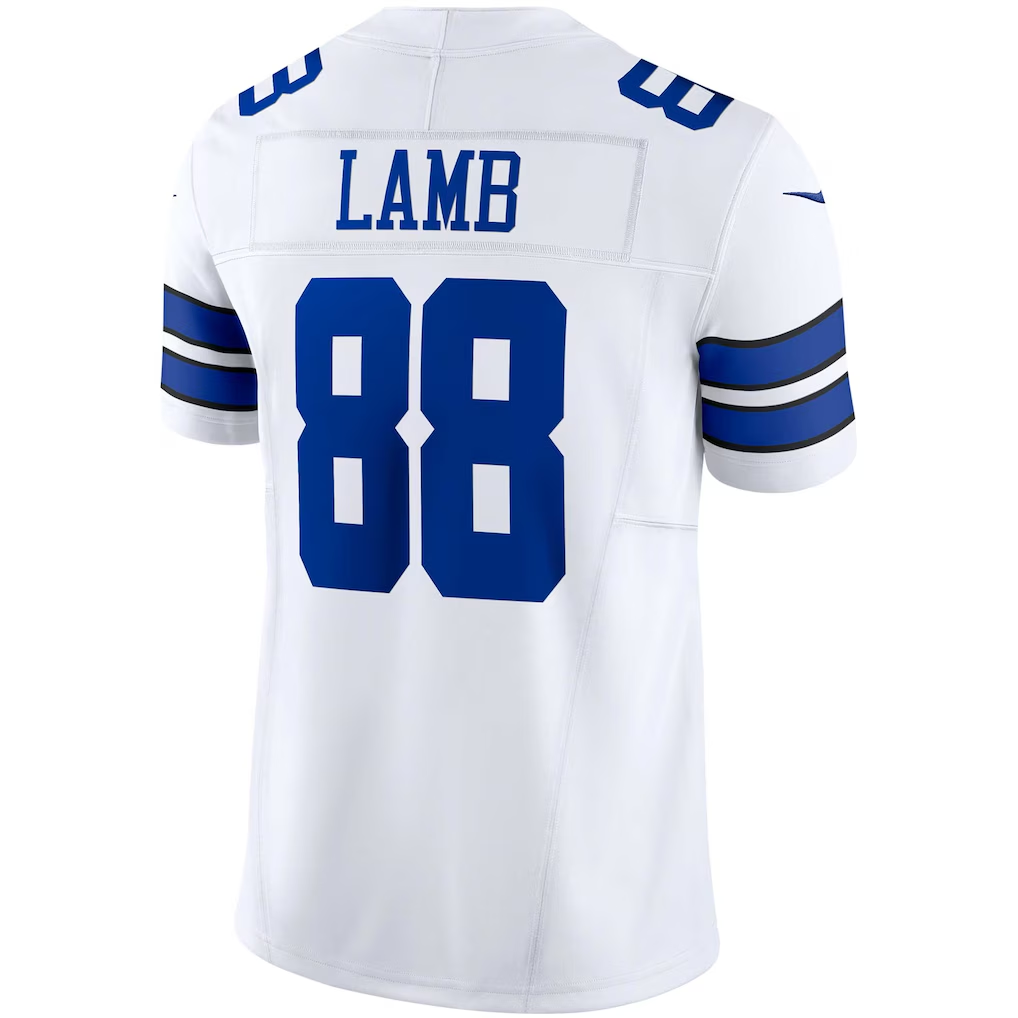 Davalo D.Cowboys #88 CeeDee Lamb White Vapor F.U.S.E. Limited Stitched Jerseys