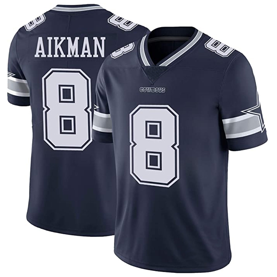 Davalo D.Cowboys #8 Troy Aikman Player Navy Vapor Untouchable Limited Stitched Jerseys