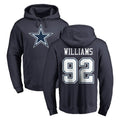Davalo D.Cowboys #92 Quinnen Williams Player Navy Pullover Hoodies Limited Stitched Jerseys