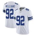 Davalo D.Cowboys #92 Quinnen Williams Player White Vapor Untouchable Limited Home Game Stitched Jerseys