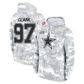 Davalo D.Cowboys #97 Kenny Clark Player Arctic Camo Salute to Service Hoodies Limited Game Stitched Jerseys