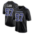 Davalo D.Cowboys #97 Kenny Clark Player Carbon Black Fashion Home Game Stitched Jerseys