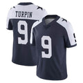 Davalo D.Cowboys #9 KaVontae Turpin Player Navy-White Limited Alternate Vapor Untouchable Home Game Stitched Jerseys