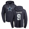 Davalo D.Cowboys #9 KaVontae Turpin Player Navy Pullover Hoodies Limited Stitched Jerseys