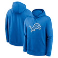 Davalo D.Lions Blue Pullover Hoodies Limited Blank Player Stitched Jerseys