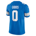Davalo D.Lions #0 Jahmyr Gibbs Player Blue Vapor F.U.S.E. Limited Game Stitched Jerseys